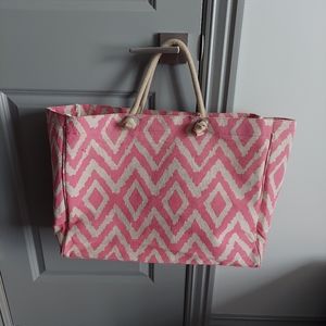 Pink Jute bag